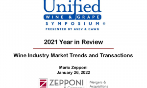Wine Industry M and A Trends